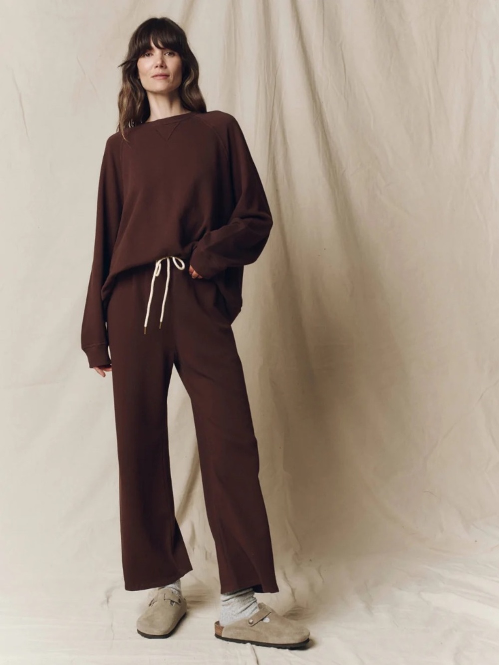 The GREAT. Lap Sweatpant Size 1 Driftwood